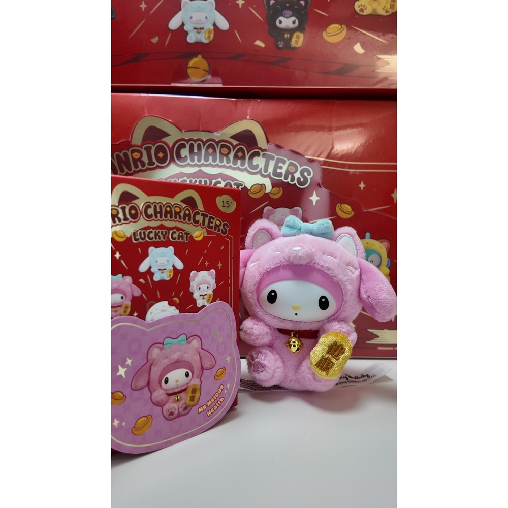 TOP TOY Sanrio Characters Lucky Cat Plush Series - My Melody